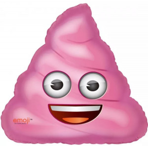 Шар Мороженое Emoji, Розовый