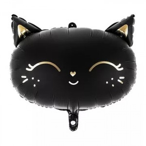 Шар Кошка голова Black