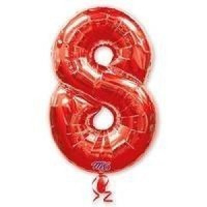 Шар фигура цифра 8 Red